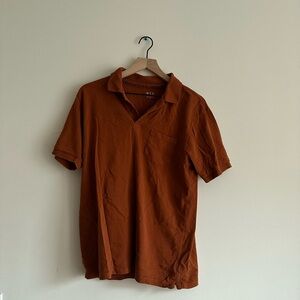 H&M Men's Terracotta Polo Shirt